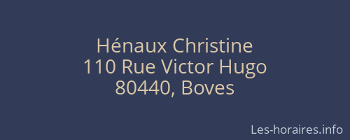 Hénaux Christine