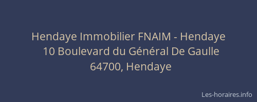 Hendaye Immobilier FNAIM - Hendaye
