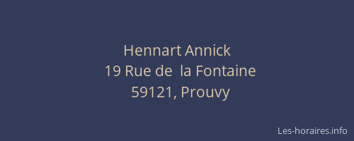Hennart Annick