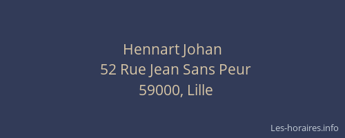 Hennart Johan