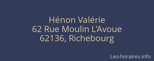 Hénon Valérie