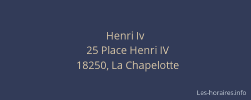 Henri Iv