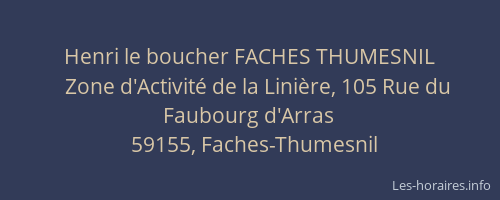 Henri le boucher FACHES THUMESNIL