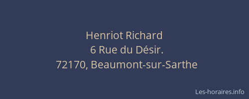 Henriot Richard