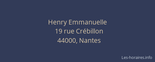 Henry Emmanuelle