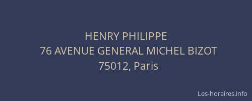 HENRY PHILIPPE