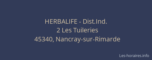 HERBALIFE - Dist.Ind.