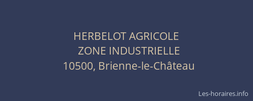 HERBELOT AGRICOLE
