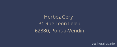 Herbez Gery