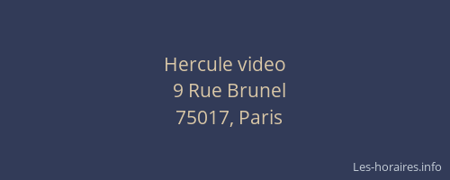 Hercule video