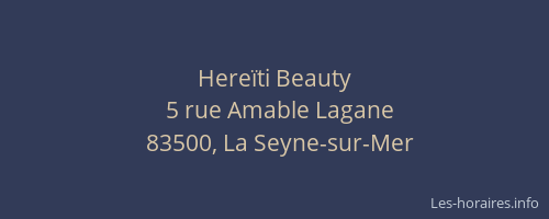 Hereïti Beauty