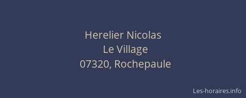 Herelier Nicolas