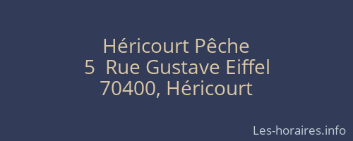 Héricourt Pêche