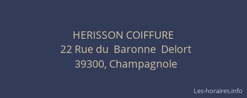 HERISSON COIFFURE