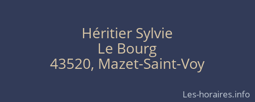 Héritier Sylvie