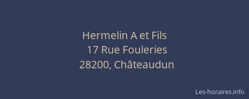 Hermelin A et Fils