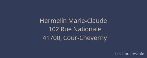Hermelin Marie-Claude