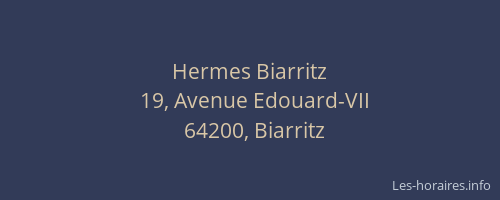 Hermes Biarritz