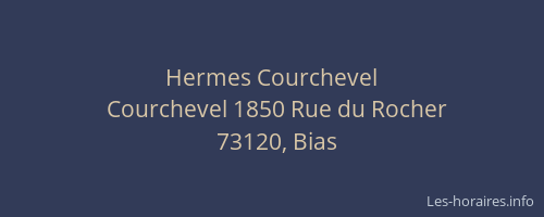 Hermes Courchevel