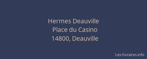 Hermes Deauville