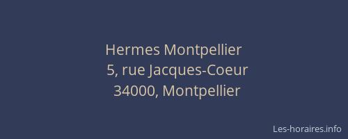Hermes Montpellier