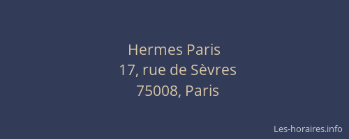 Hermes Paris