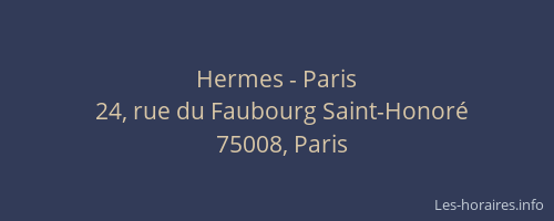 Hermes - Paris