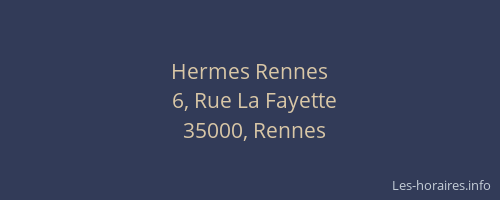 Hermes Rennes