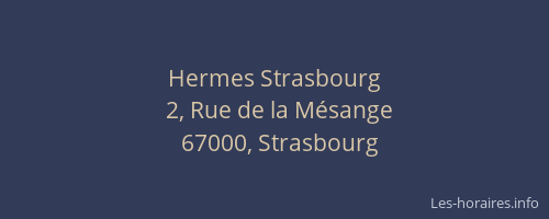 Hermes Strasbourg