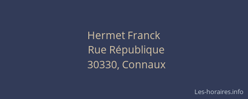 Hermet Franck
