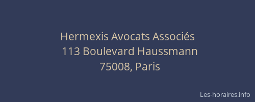 Hermexis Avocats Associés