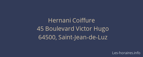 Hernani Coiffure