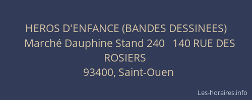 HEROS D'ENFANCE (BANDES DESSINEES)