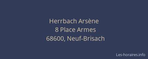 Herrbach Arsène