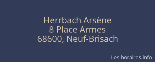 Herrbach Arsène