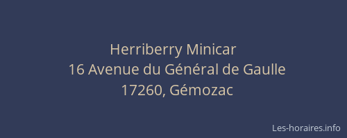Herriberry Minicar