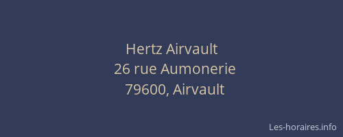 Hertz Airvault