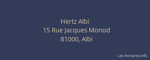 Hertz Albi