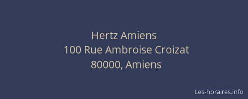 Hertz Amiens