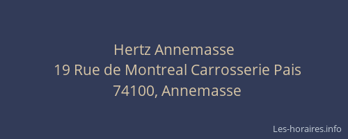 Hertz Annemasse