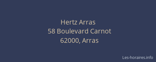Hertz Arras