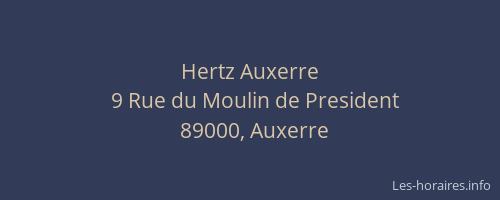 Hertz Auxerre