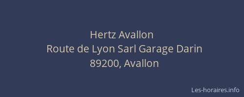 Hertz Avallon