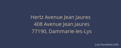 Hertz Avenue Jean Jaures
