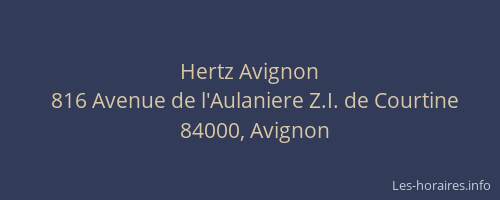 Hertz Avignon