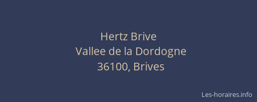Hertz Brive