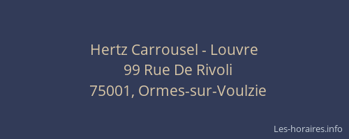 Hertz Carrousel - Louvre