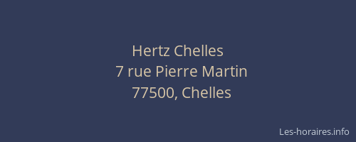 Hertz Chelles