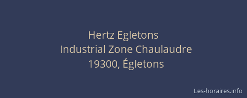 Hertz Egletons