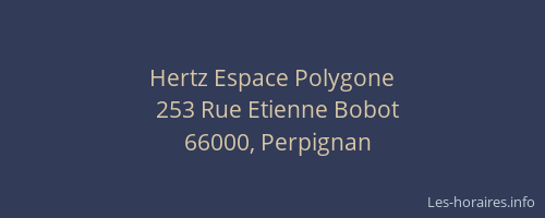 Hertz Espace Polygone
